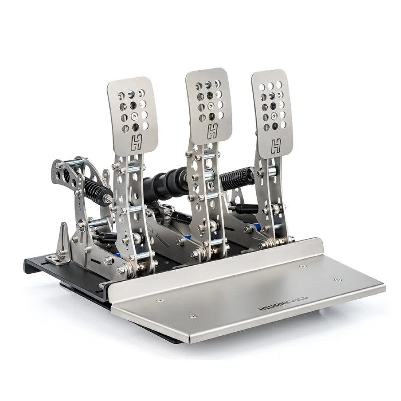 Heusinkveld_New Ultimate+ Baseplate_Black_with 3 pedal set_G-Performance