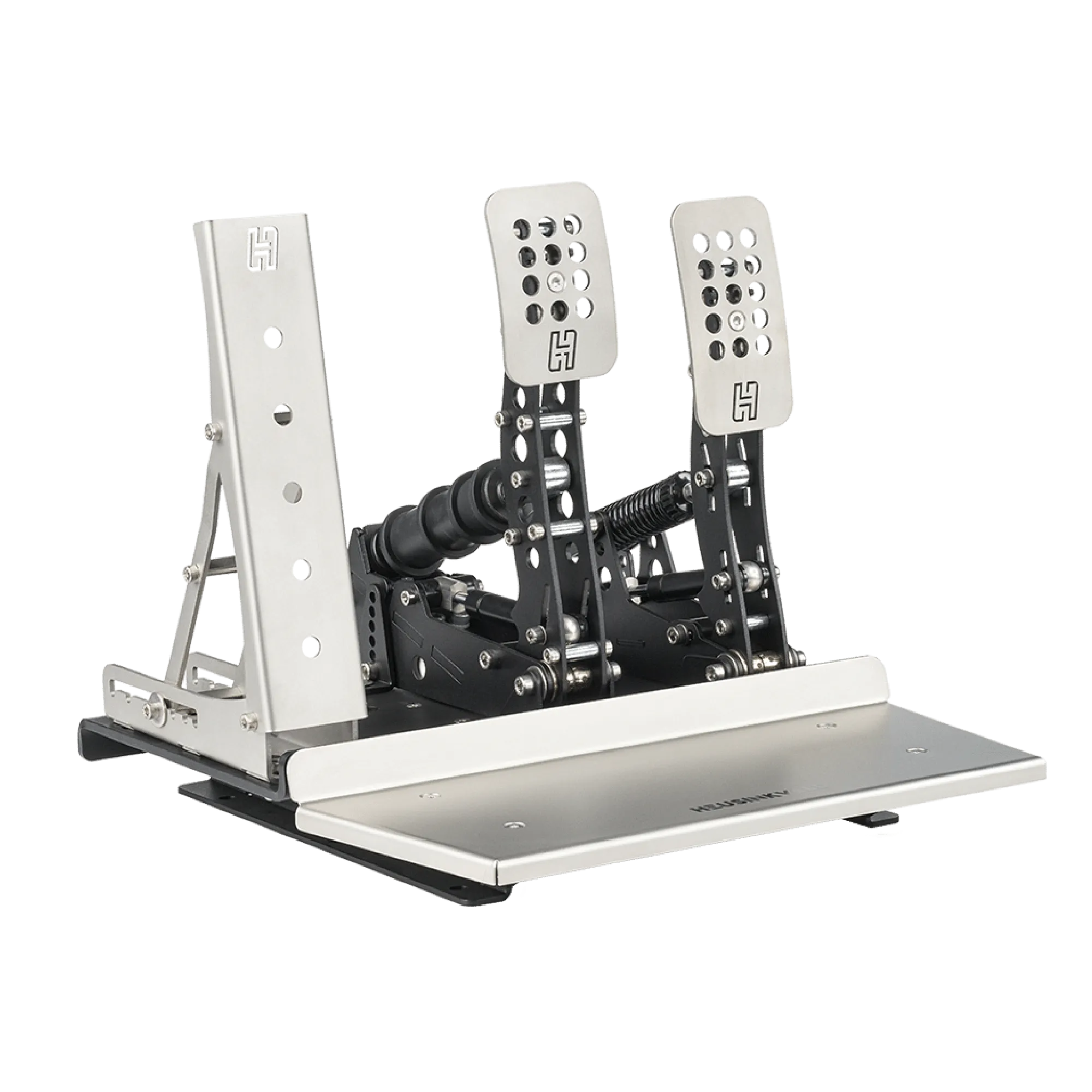 Heusinkveld Rest Pedal med dobbelte støtter til fodpladen, der giver komfort og justerbare positioner til simkørsel.