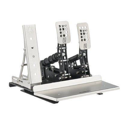 Heusinkveld Rest Pedal med dobbelte støtter til fodpladen, der giver komfort og justerbare positioner til simkørsel.