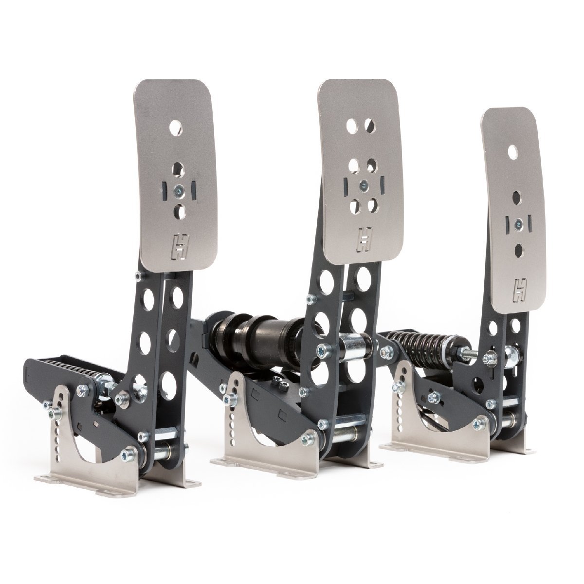 Heusinkveld Sprint pedals - 3-pedal set_iso front view_G-Performance