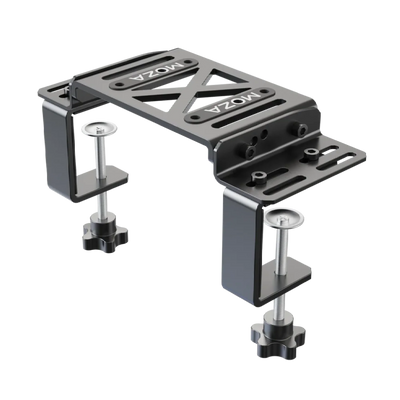 MOZA Table Mounting Bracket - Table Clamp in high-intensity steel with multi-angle adjustment for MOZA R5, R9, R12 desks.