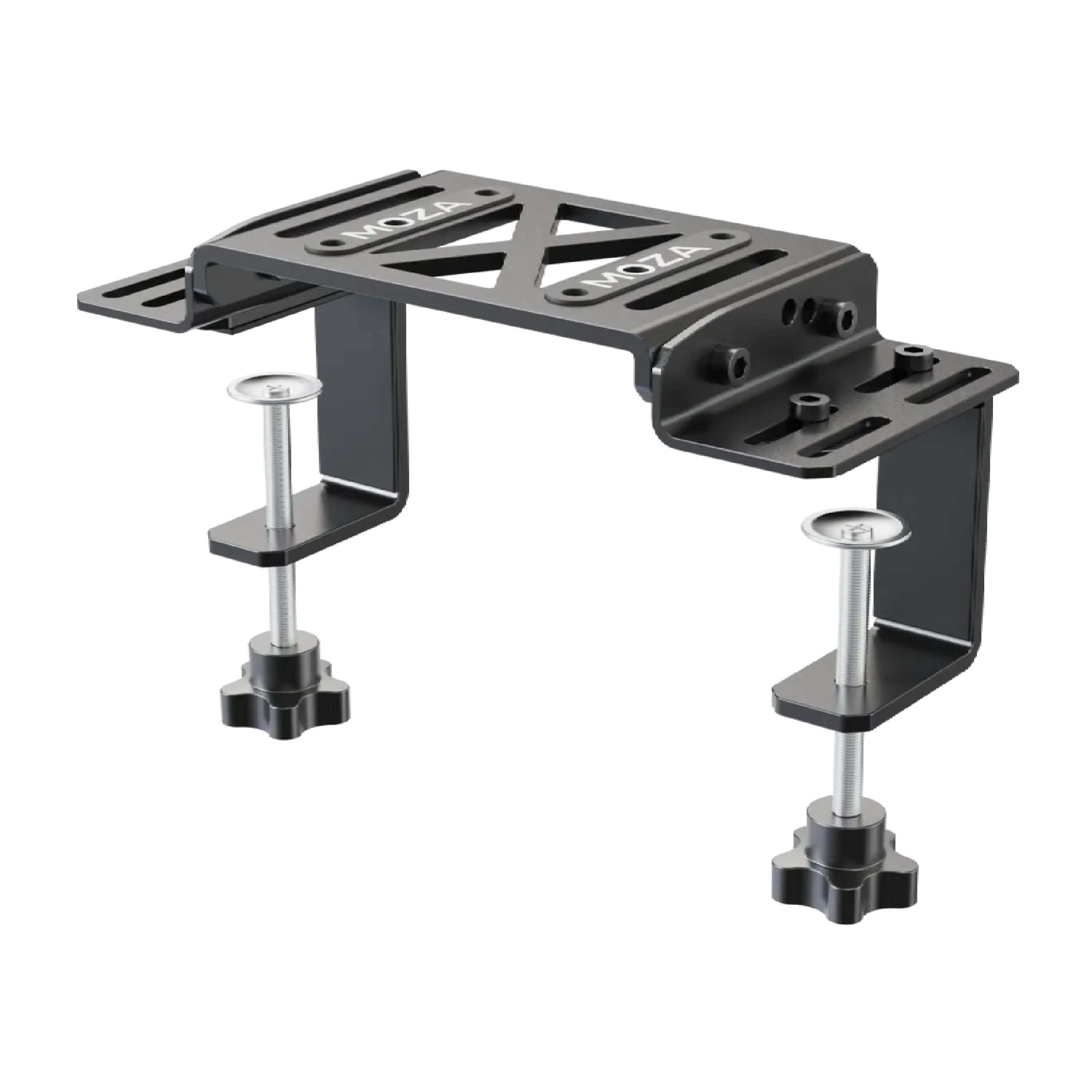 MOZA Table Mounting Bracket - Table Clamp for desks and multi-angle use with high-intensity steel construction.