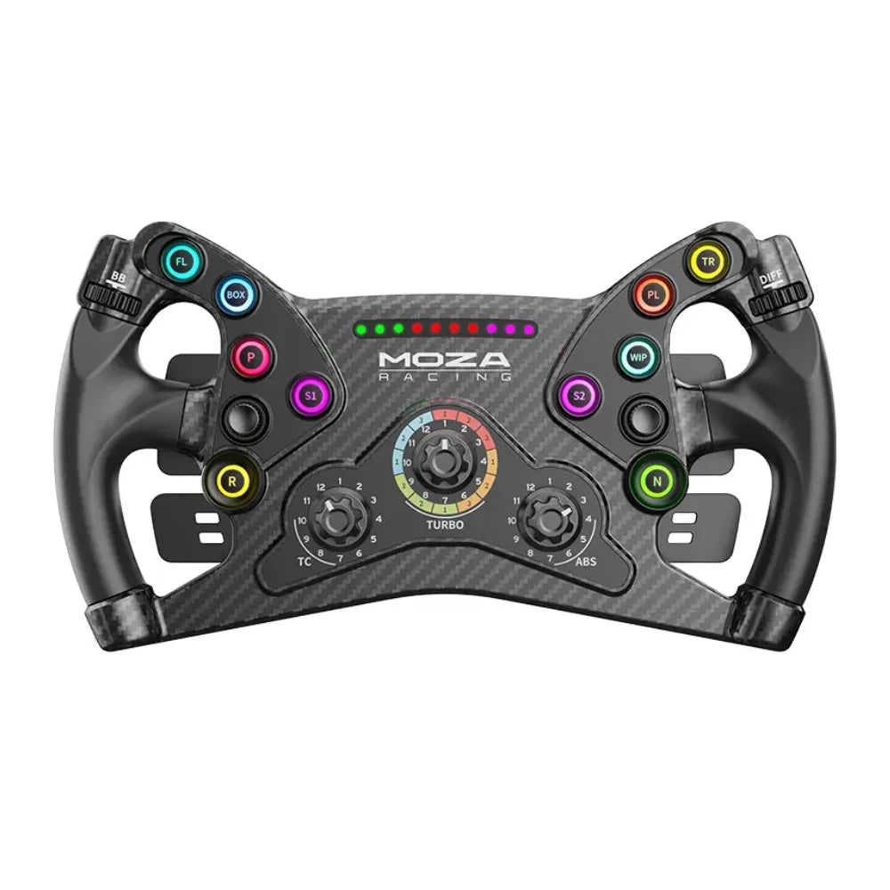 Moza_Racing R12 sim racing steering wheel - front view - G-Performance