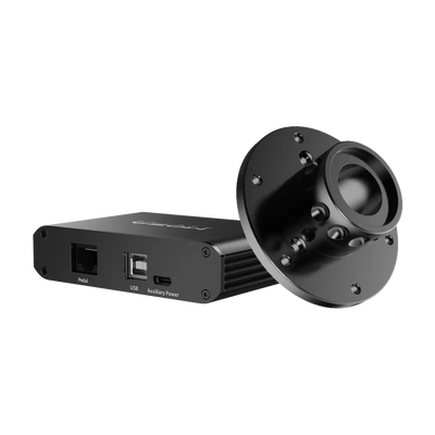 Moza Universal Hub Kit for integrating MOZA steering wheel with third-party bases, enhancing simulation experience.