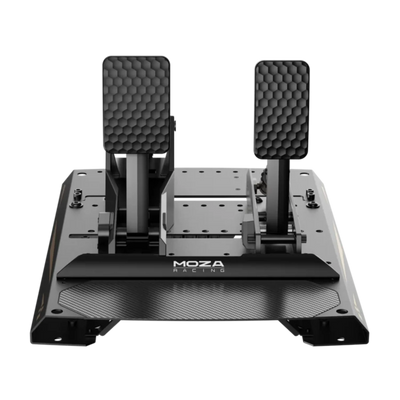 Moza mBooster Pedal Set (med CRP2 Throttle) fremhæver intelligent Force Feedback og justerbar bremsepedal.
