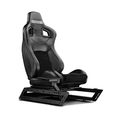 Das Next Level Racing GTSeat Add-on – Ergonomischer GT-Cockpitsitz mit Schiebeschienen und verstellbarer Rückenlehne für den Wheel Stand 2.0