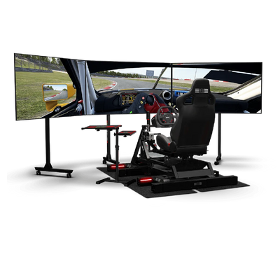 Das Next Level Racing GTSeat Add-on verwandelt den Wheel Stand 2.0 in ein GT-Style Cockpit für ein noch besseres Sim-Racing-Erlebnis.