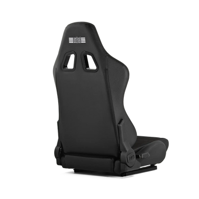 Next Level Racing ERS5 Elite Reclining Seat - PU Leather & Suede Edition, FIA Licensed, back view, durable and stylish design
