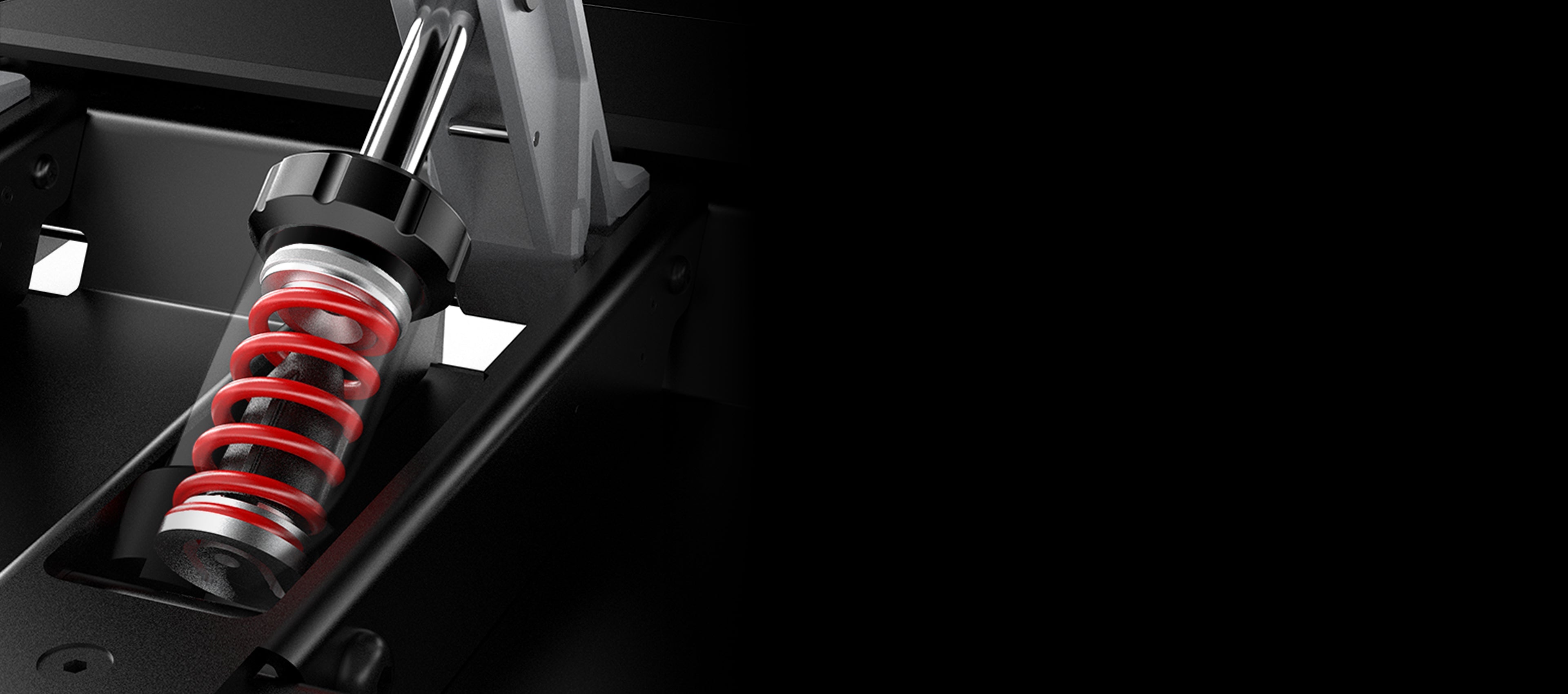 Simagic P500 interchangeable springs and elastomers with quick-change mechanism