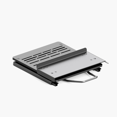 Sim-Lab pedal slider baseplate, 12 mm thickness, for secure pedal mounting and heel rest. Compatible with P1-X, GT1 Pro setups.