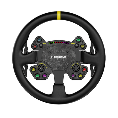 MOZA RS V2 Steering Wheel - forged carbon front plate