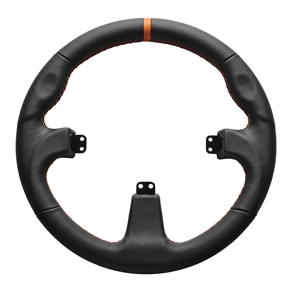 Asetek Round Black Leather Rim