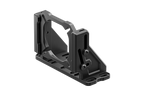 Simucube Wheelbase Mount v2 - CNC-machined aluminium mount, front view