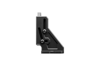 Simucube Wheelbase Mount v2 - side view showing tilt adjustment slots