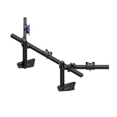 Sim-Lab GT1 Pro Zintegrowany Uchwyt na Monitor do stabilnego stanowiska sim racing z Vario Vesa 75/100, obsługuje ultrapanoramiczne i potrójne monitory.