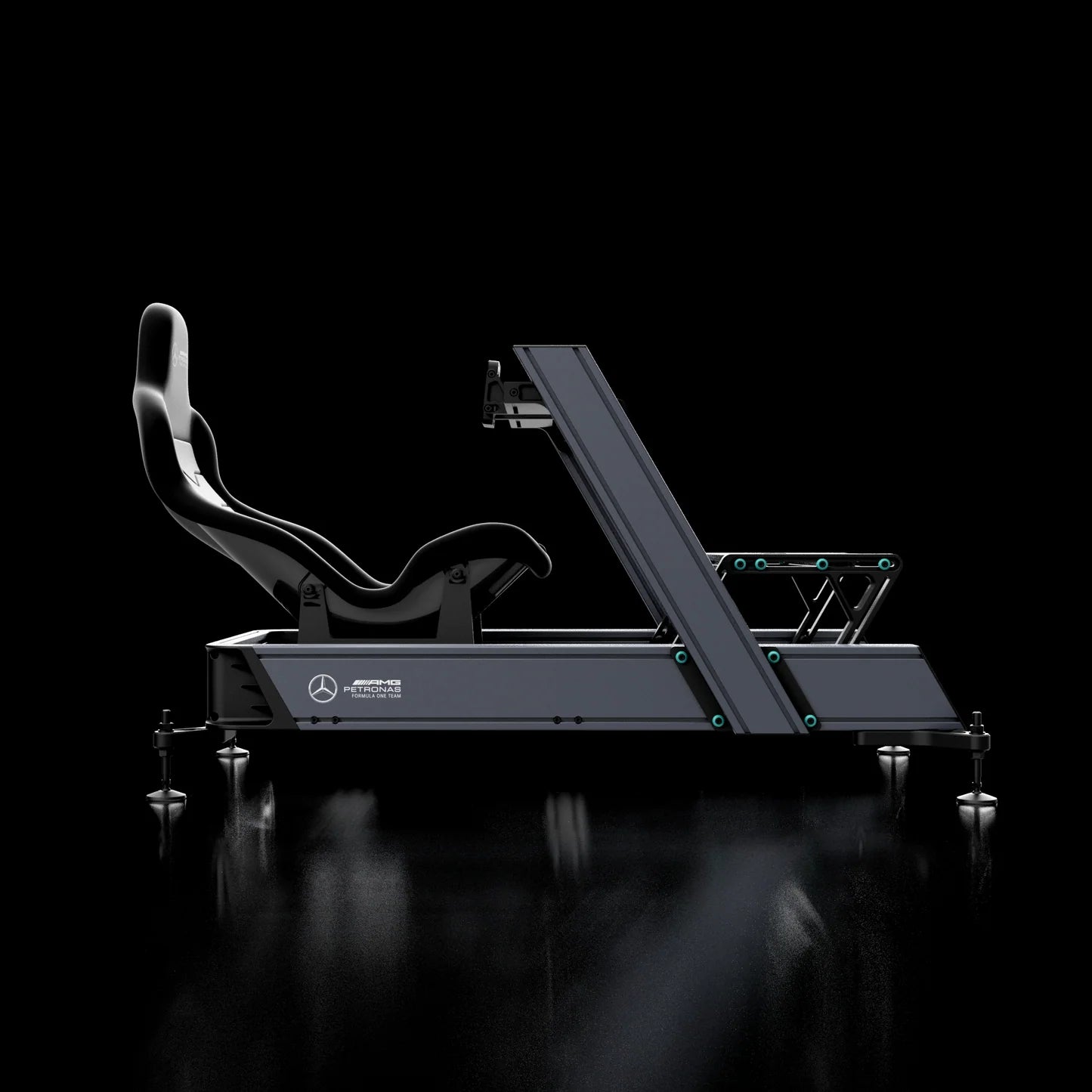 Sim-Lab Mercedes-AMG PETRONAS Formula One Team SimRacing Cockpit with seat with seat slider