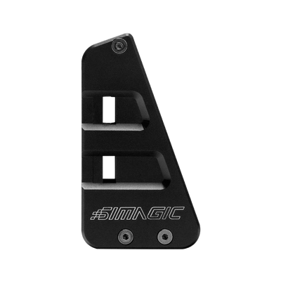 Simagic Haptic Bracket for P2000 - Mounting haptic modules to P2000 pedal set for enhanced racing experience with tactile feedback.