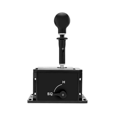Simagic DS-8X Shifter offering switchable Sequential and H-shifter modes for adaptable racing conditions.