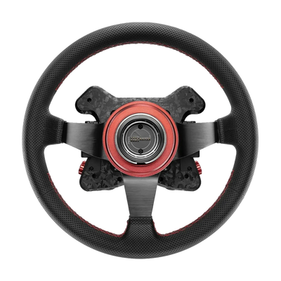 Simagic NEO X 350W Drift steering wheel with dual magnetic paddle shifters and RGB buttons for drift and rally simulations.
