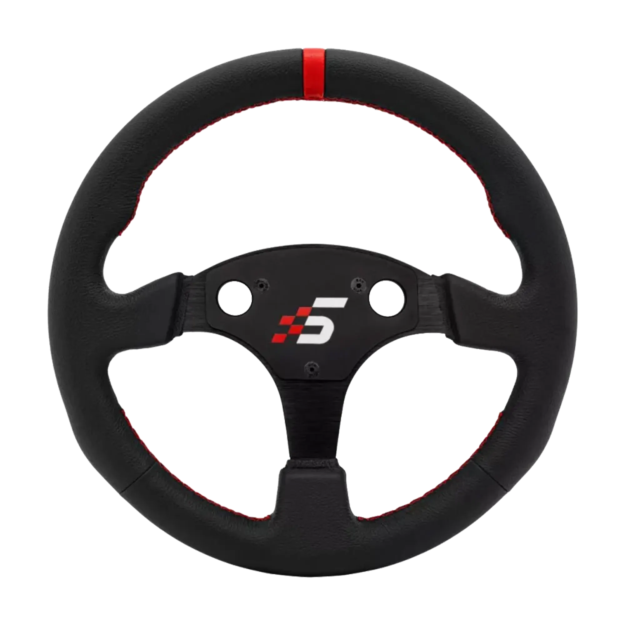 Simagic P-330R (K) racing wheel with 330mm diameter, leather grip, and 70mm bolt pattern for GT Pro Hub (K) compatibility.