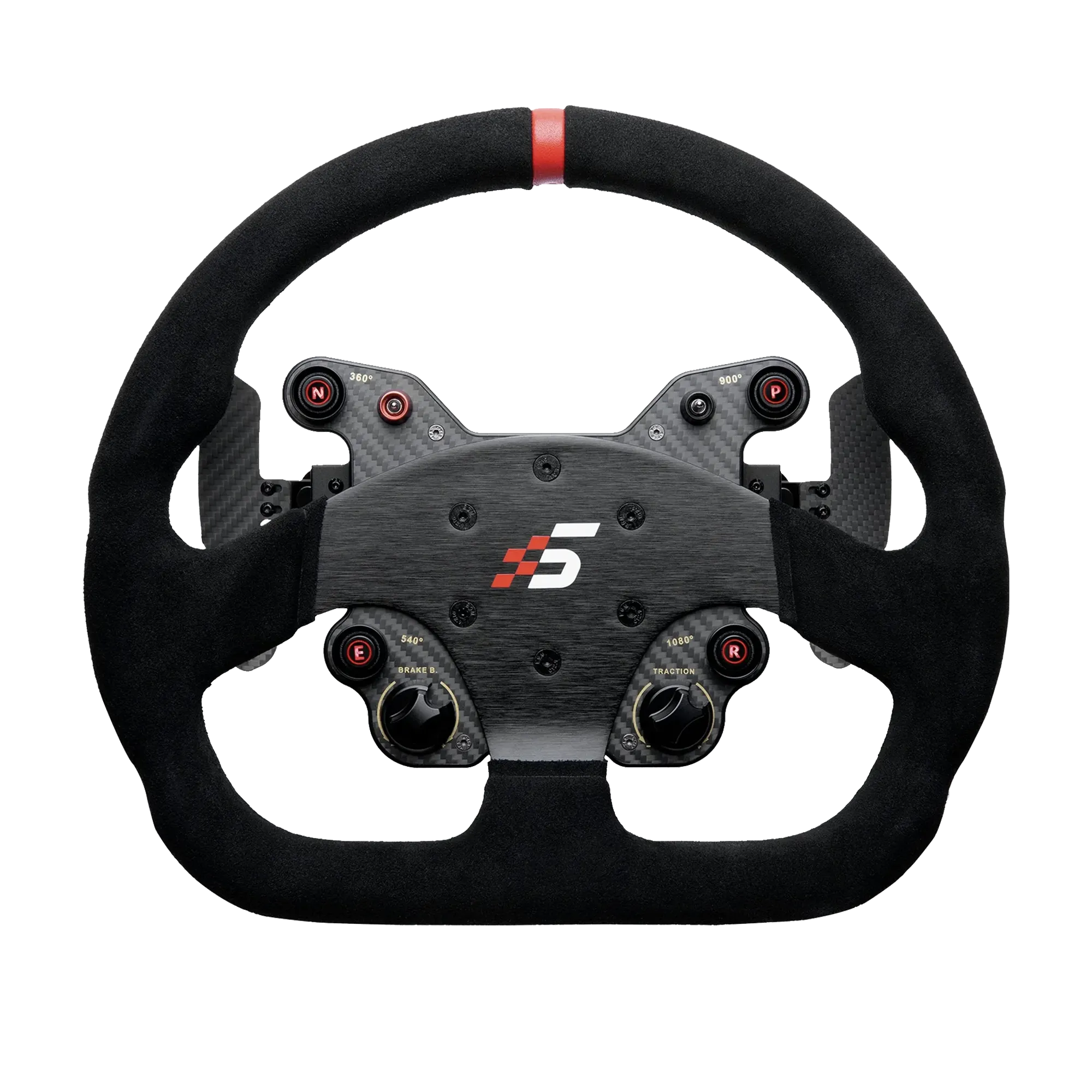 Simagic GT1-SD steering wheel with magnetic paddle shifters, 4 buttons, and quick-release system for sim racing.