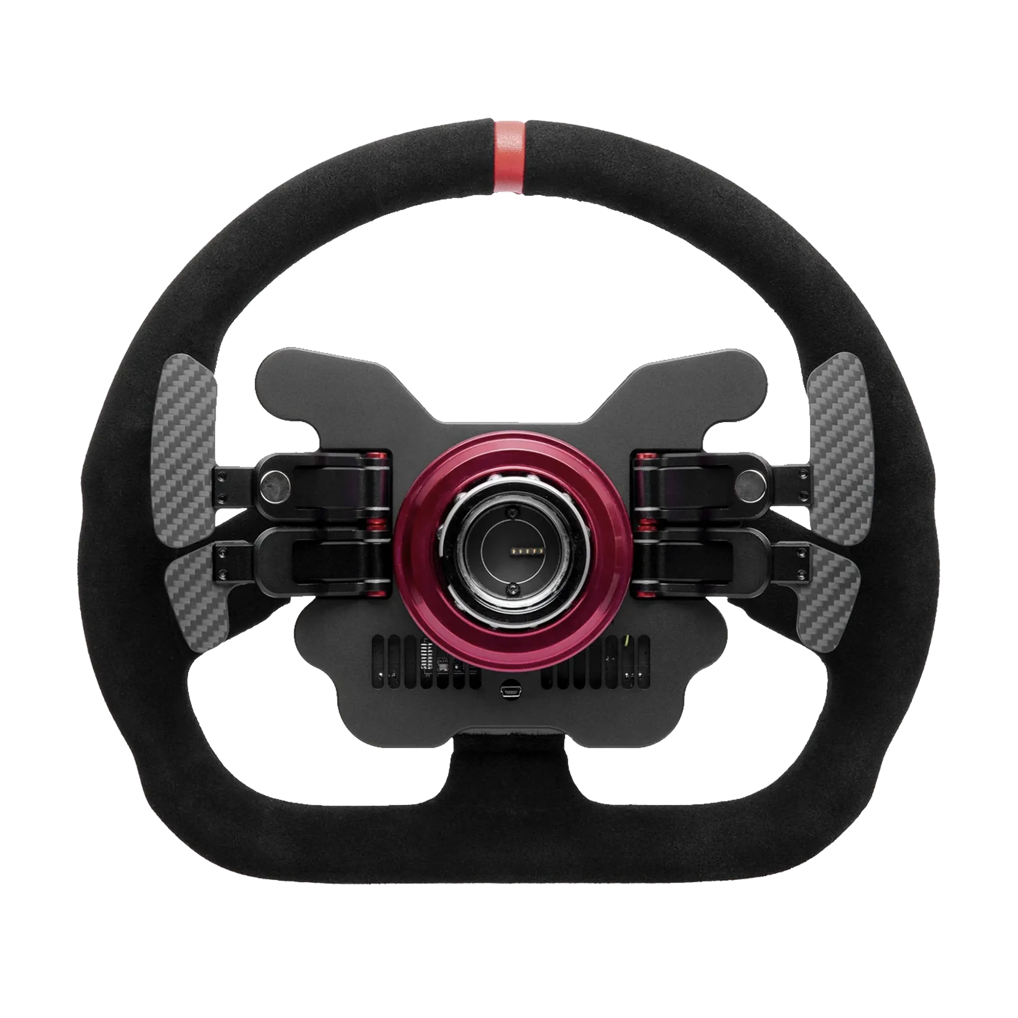 Simagic GT1-SD 330mm GT steering wheel with magnetic paddle shifters and quick-release system for sim racing