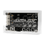 Simagic P2000-HCB Haptic Control Box with visible wiring and connections