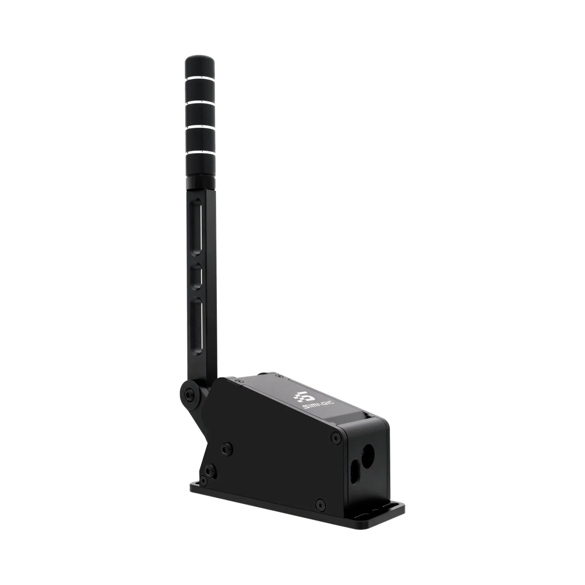 Simagic TB-1 håndbremse med 2-trins modstandsdesign, der tilbyder tilpasselige gummiblandinger for en endnu mere autentisk racing-simulationsoplevelse.