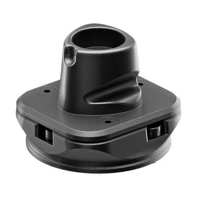 Simucube Link Quick Release Adapter for Simucube 2, showing mechanical features for Simucube 2 wheelbase, excluding wireless data transfer support.