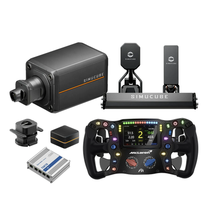 Simucube 3 Pro + AR McLaren Artura Ultimate + ActivePedal Pro with components display