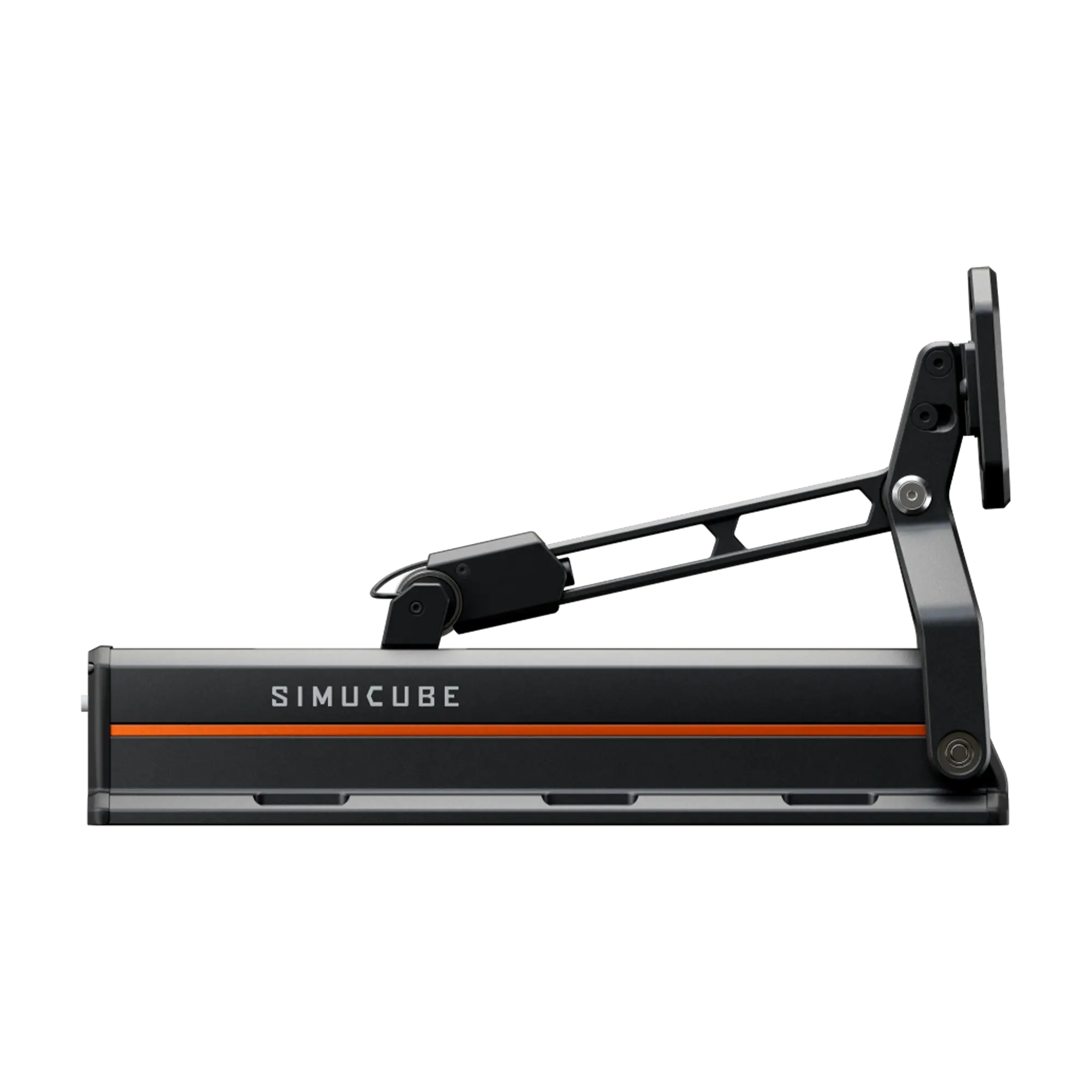 Simucube ActivePedal Pro, advanced sim racing pedal with 1100 N force feedback, offering adjustable pedal feel and consistent braking performance.