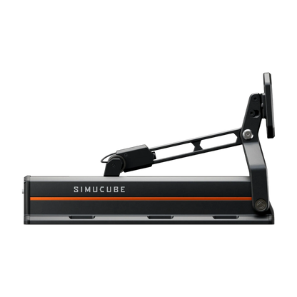 Simucube ActivePedal Pro, advanced sim racing pedal with 1100 N force feedback, offering adjustable pedal feel and consistent braking performance.