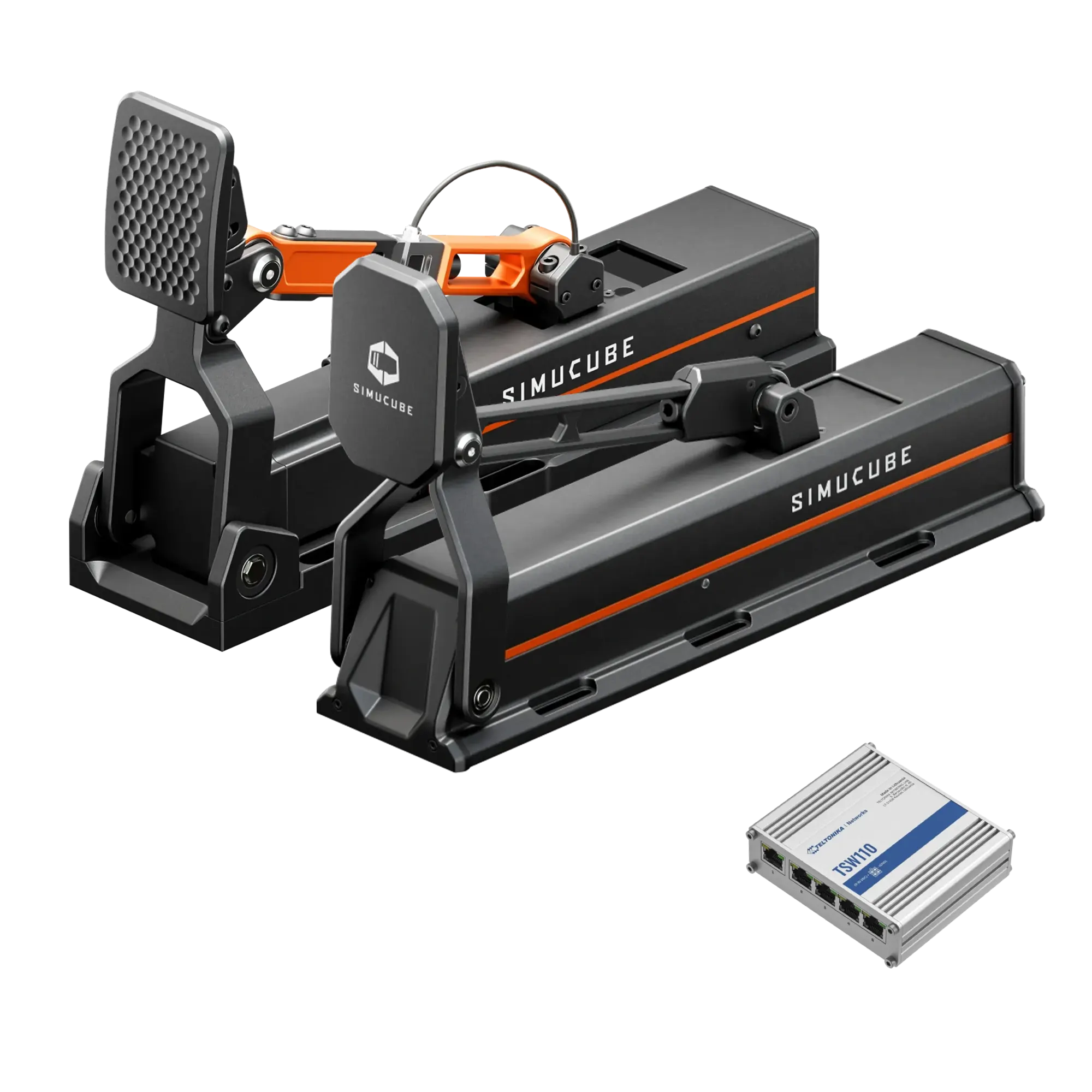 Simucube ActivePedal Ultimate fék + ActivePedal Pro gázpedál csomag a valósághű szimulátoros versenyzéshez