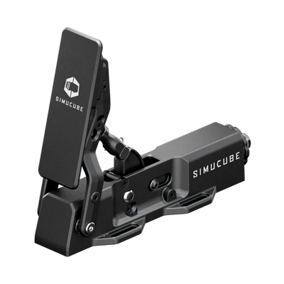 Simucube Co-Pedal with adaptive throttle and clutch functionality, featuring realistic pedal feel and consistent sensor feedback.