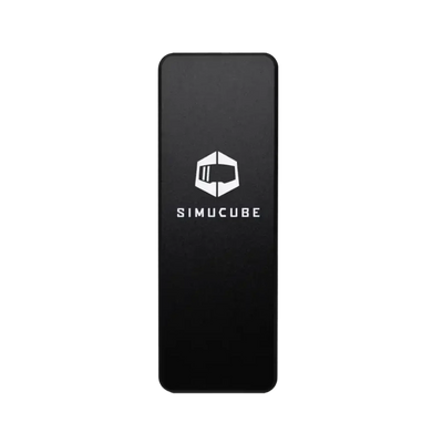 Simucube Throttle Pedal Face Flat - Compatible with Simucube ActivePedal, featuring sleek design with logo.