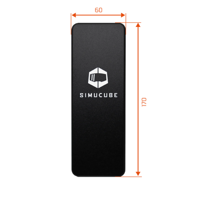 Simucube Throttle Pedal Face Flat - Compatible accessory for Simucube ActivePedal