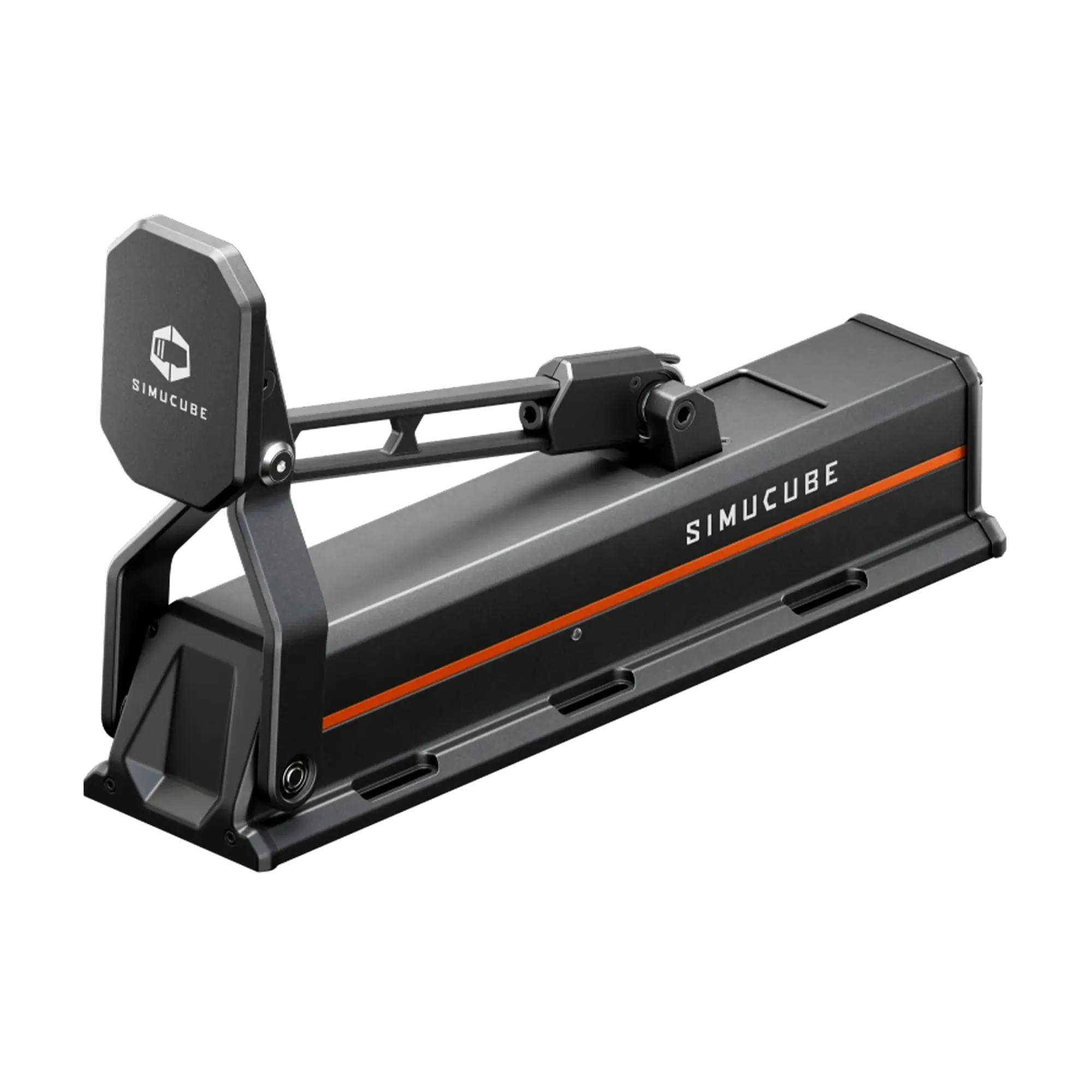 A Simucube ActivePedal Ultimate fék + ActivePedal Pro gázpedál letisztult, modern dizájnnal a csúcsteljesítményű szimulátoros versenyzéshez.