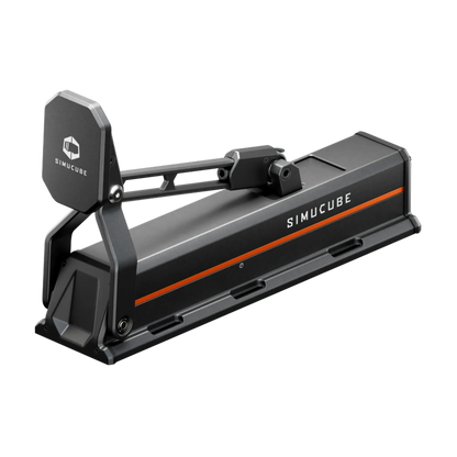 A Simucube ActivePedal Ultimate fék + ActivePedal Pro gázpedál letisztult, modern dizájnnal a csúcsteljesítményű szimulátoros versenyzéshez.