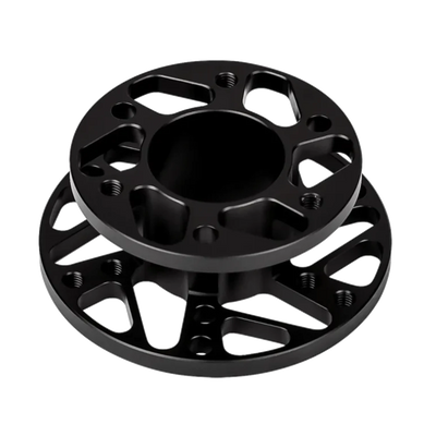 Cube Controls Universal Main Hub, CNC machined aluminum wheel hub compatible with quick-release hubs, 3 bolts, 1-inch and 70mm PCD
