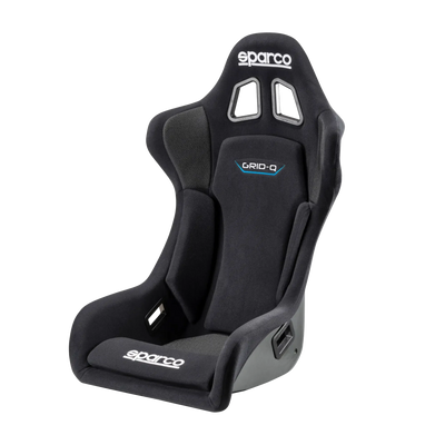 Sparco - GRID Q racestoel met QRT-technologie, aanpasbare kussens, zijdelingse bevestigingen, ontworpen en ontwikkeld in Italië.