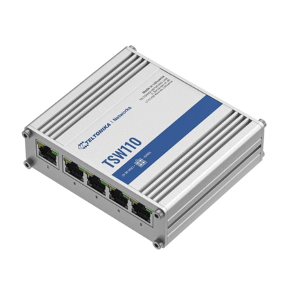 TSW110 ipari Ethernet switch RJ45 portokkal a Teltonika Networks-től