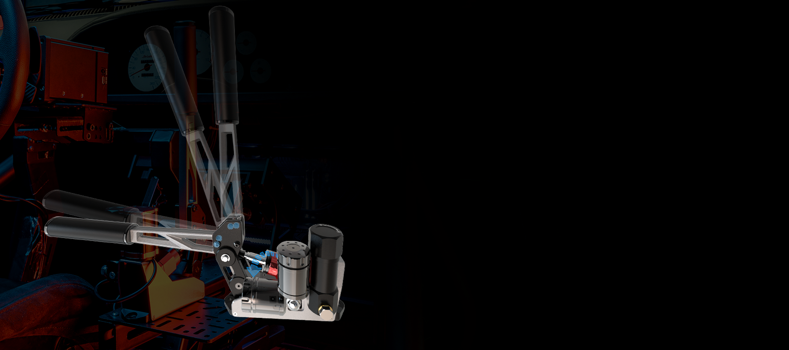Simagic TB-RS - adjustable handle with four angle positions