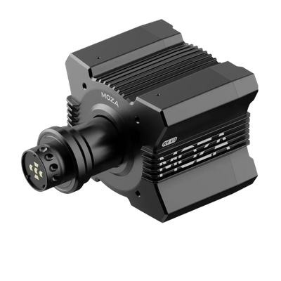 Moza R9 v3 direct-drive servo motor s točivým momentem 9 Nm pro sim racing, vybavený režimem iRacing 360Hz a 21bitovým magnetickým enkodérem.