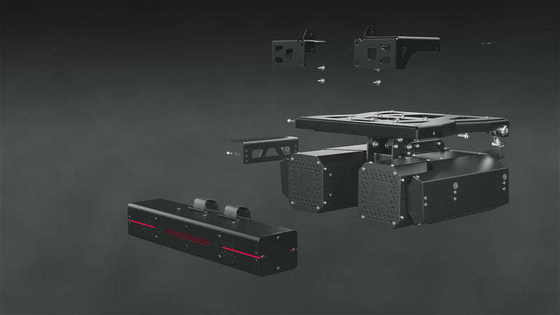Qubic System QS-H13 assembly demo - mounting to an aluminium cockpit with QS-BT1 brackets