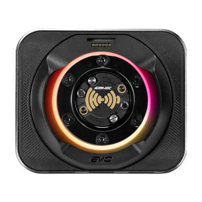 Simagic Alpha EVO Sport + Simagic GT Neo direct drive wheelbase with magnetic shifters and 9 Nm torque for sim racing.